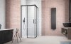 Radaway Idea Black 8 Kdd kabina 100x80cm czarny mat/szkło przejrzyste 10370100-54-01L/10370080-54-01R